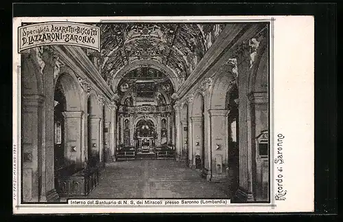 AK Saronno, Interno del Santuario di N. S. dei Miracoli