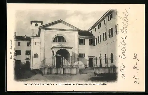 AK Borgomanero, Monastero e Collegio Femminile