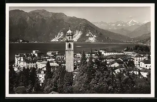 AK Pallanza, Lago Maggiore, Ortsansicht mit Kirchturm