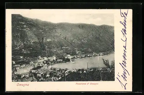 AK Omegna, Ortsansicht am Wasser