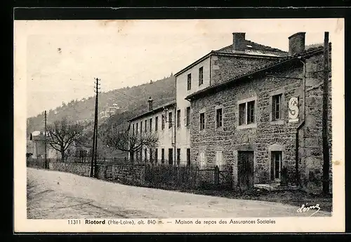 AK Riotord, Maison de repos des Assurances Sociales