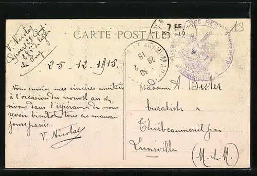 AK Allegre, Le Retour de la Procession du Jour de la Toussaint, Vue Generale de la Gare