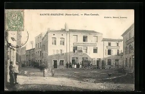AK Sainte-Sigolène, Place Centrale