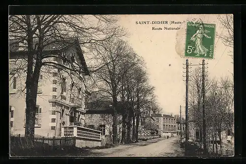 AK St-Didier, Route Nationale