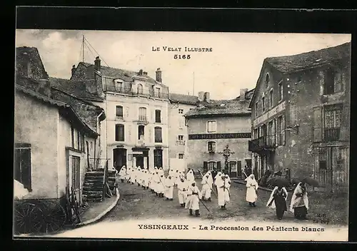 AK Yssingeaux, La Procession des Penitents blancs