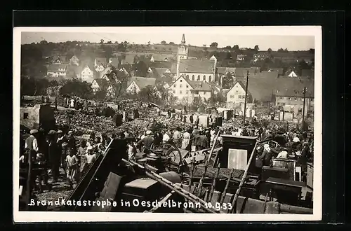 AK Oeschelbronn, Brandkatastrophe 1933