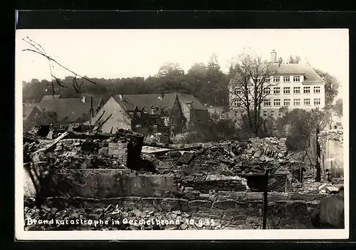 AK Oeschelbronn, Brandkatastrophe 1933