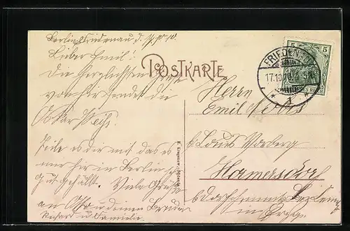 AK Berlin-Schöneberg-Friedenau, Cranach-Ecke Beckerstrasse