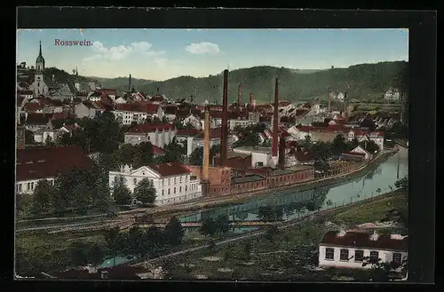 AK Rosswein, Ortsansicht mit Fluss