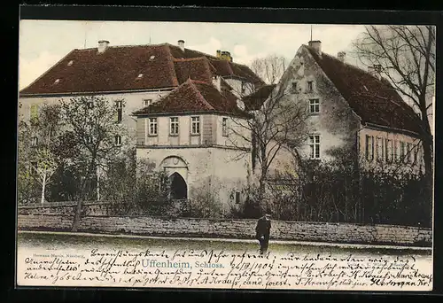AK Uffenheim, Ansicht vom Schloss