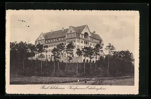 AK Bad Salzhausen, Blick auf das Kaufmanns-Erholungsheim