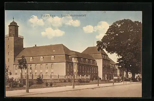 AK Berlin-Spandau, Blick auf die Landesturnanstalt