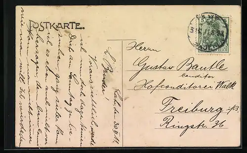 AK Lahr i. B., Offizier-Kasino des 8. Bad. Inf.-Regts., No. 169