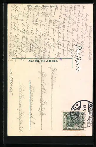 AK Thale, Walpurgishalle auf dem Hexentanzplatz