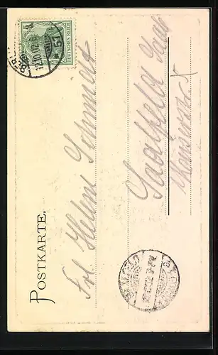 AK Berlin, Gaststätte Zum Roland von Berlin, Hansa-Saal, Kaiserportal