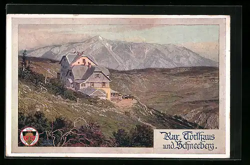 AK Deutscher Schulverein Nr. 522: Rax, Törlhaus und Schneeberg