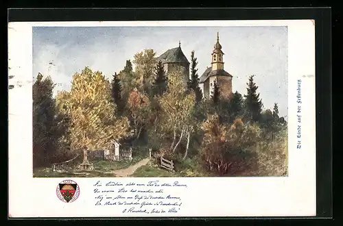 AK Deutscher Schulverein Nr. 143: Die Linde auf der Festenburg im Herbst