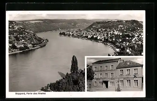 AK Boppard, Hotel Rheingold, Totalansicht