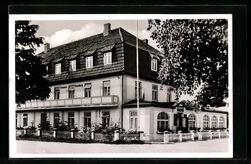 AK Grömitz /Ostsee, Hotel Haus Strandburg R. Beckmann