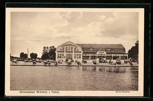 AK Grömitz /Holstein, Gasthaus Strandhalle W. Fick