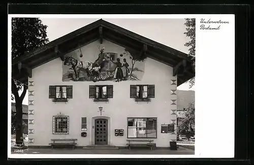 AK Unterwössen, Das Postamt