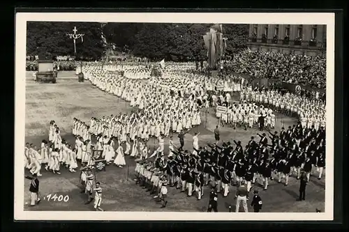 AK Stuttgart, 15. Deutsches Turnfest 1933, Festmarsch