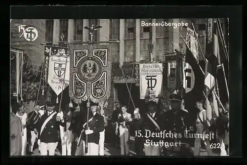 AK Stuttgart, 15. Deutsches Turnfest 1933, Bannerübergabe