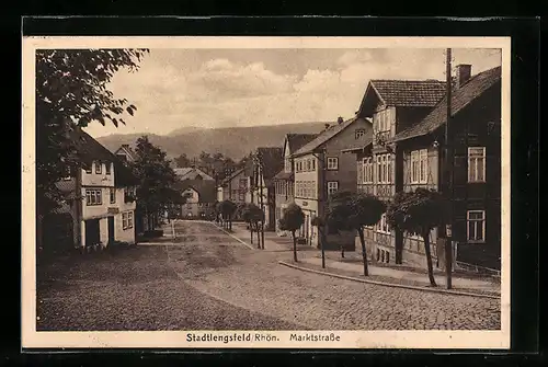 AK Stadtlengsfeld / Rhön, Partie in der Marktstrasse