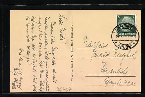 AK Stadtlengsfeld / Rhön, Partie in der Marktstrasse