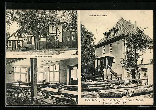 AK Bad Honnef, Deutsche Jugendherberge, Hauptstrasse 122