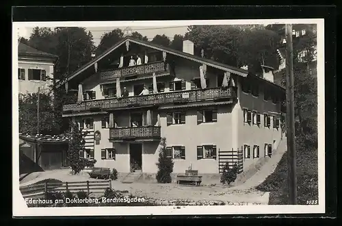 AK Berchtesgaden, Partie am Hotel Ederhaus am Doktorberg