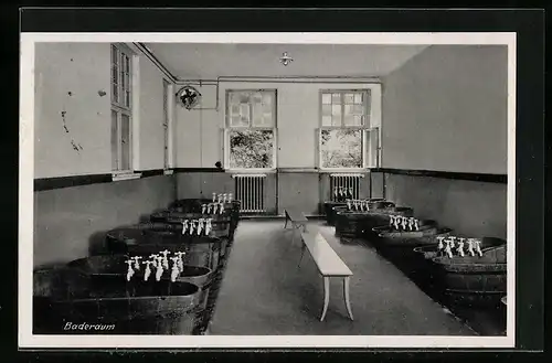 AK Bad Nauheim, Elisabethhaus, Baderaum