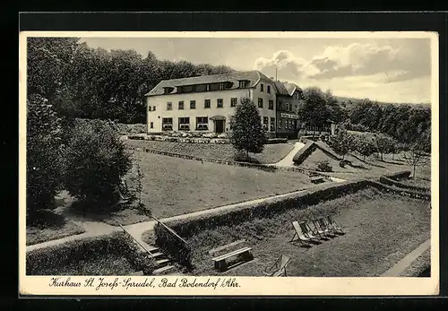 AK Bad Bodendorf /Ahr, Kurhaus St. Josefs-Sprudel mit Anlagen