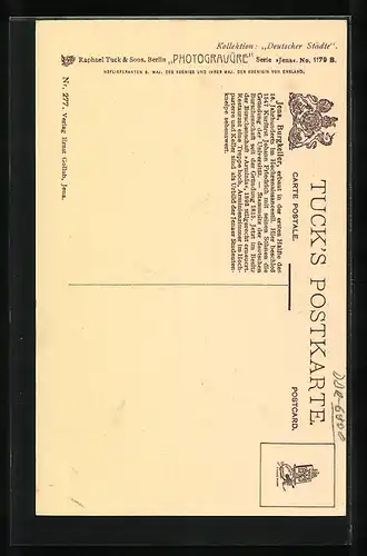 AK Jena, Partie am Burgkeller