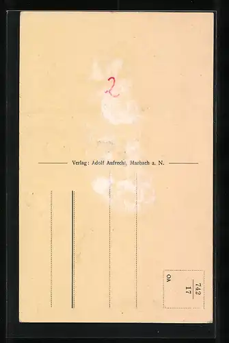 AK Marbach a. N., Strassenpartie am Torturm