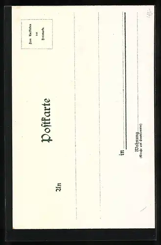 Lithographie Lindau i. B., Das prächtige Rathaus