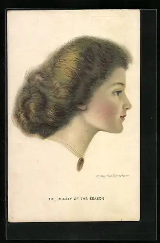 Künstler-AK sign. C. Warde Traver: The Beauty of the Season