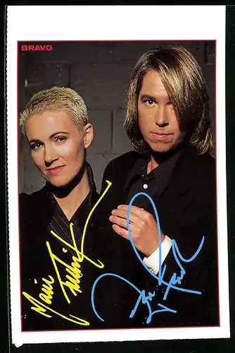 AK Portrait des Musiker-Duos Roxette