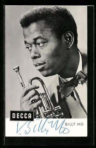AK Musiker Billy Mo mit Trompete