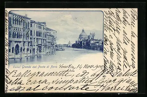 AK Venezia, Canal Grande dal Ponte di Ferro