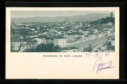 AK Novi-Ligure, Panorama der Stadt