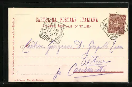 AK Novi-Ligure, Panorama der Stadt