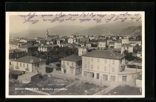 AK Bordighera, Veduta generale