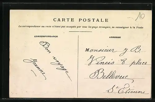 AK Dunières, vue générale et la tour