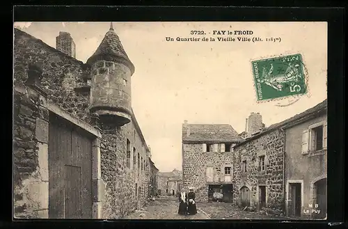 AK Fay le Froid, Un Quartier de la Vieille Ville