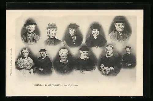 AK Brioude, Coiffures de Brioude et des Environs