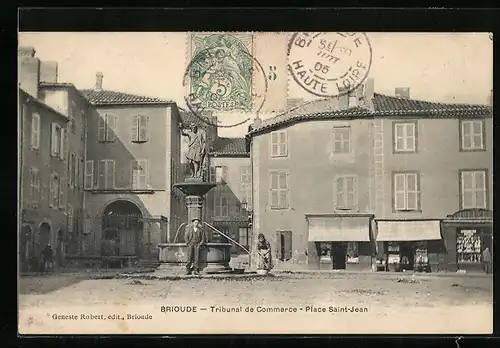 AK Brioude, Tribunal de Commerce, Place Saint-Jean