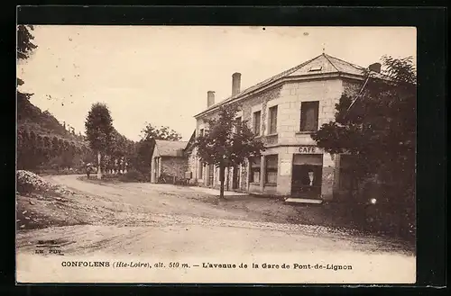 AK Pont-de-Lignon, L`avenue de la Gare