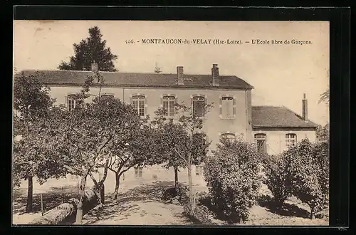 AK Montfaucon-du-Velay, L`Ecole libre de Garcons