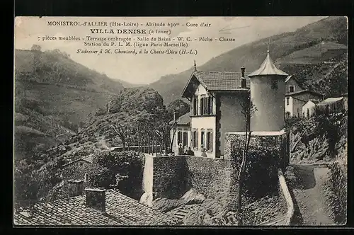 AK Monistrol-d`Allier, Villa Denise